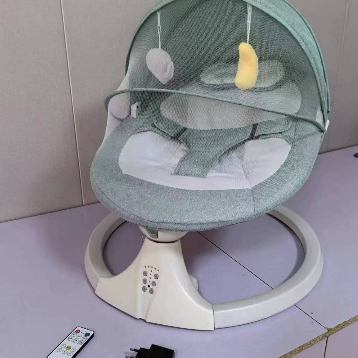 Baby Rocking Chair with Comforting Recliner
