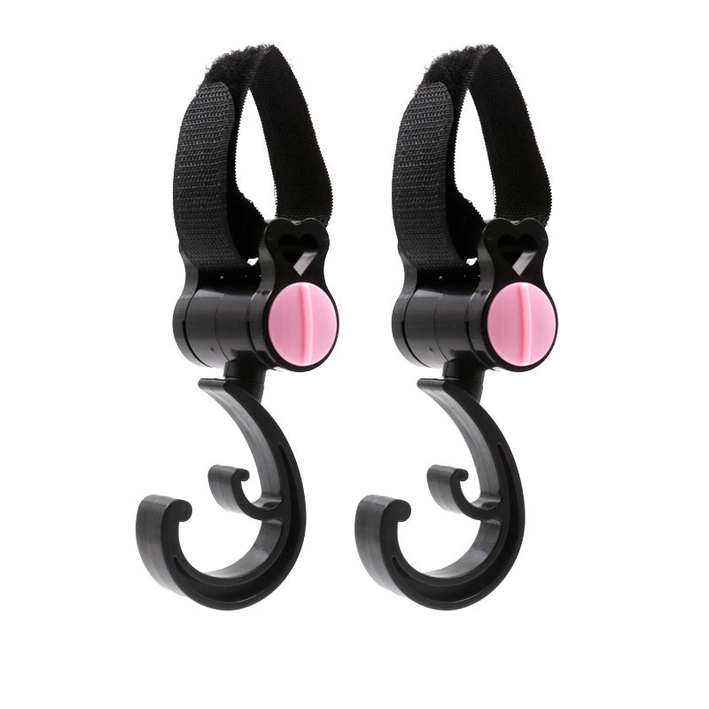 Style 1 - Pink rotating pram hook