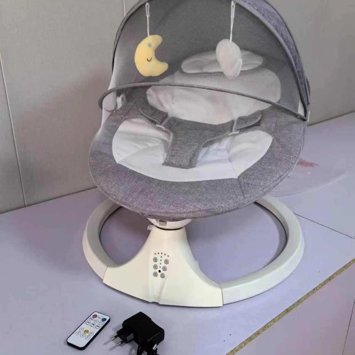 Baby Rocking Chair with Comforting Recliner