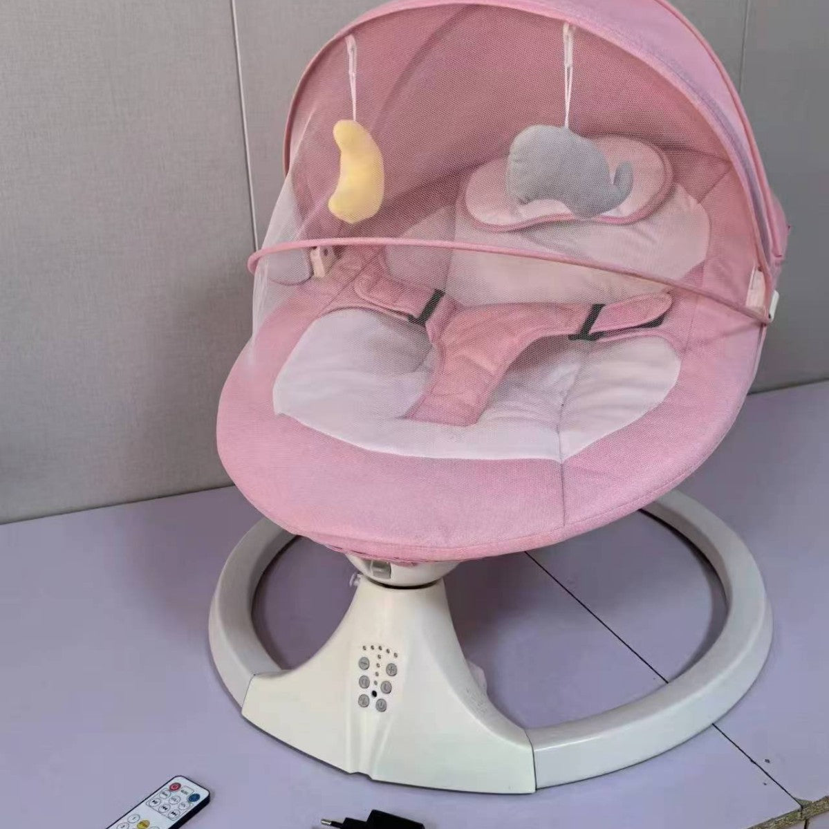 Baby Rocking Chair with Comforting Recliner