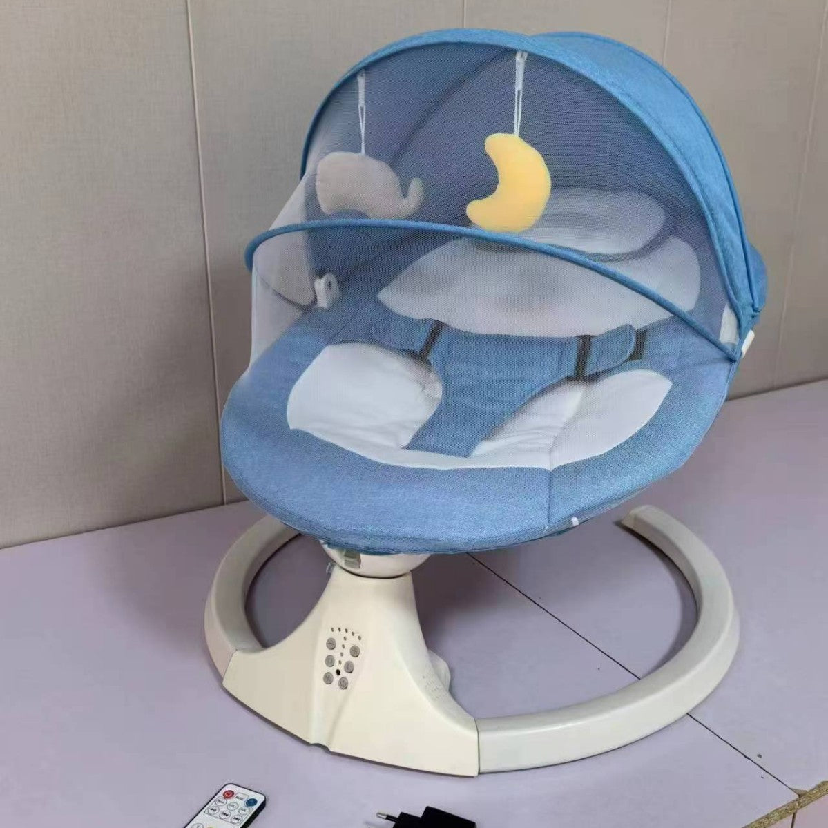 Baby Rocking Chair with Comforting Recliner